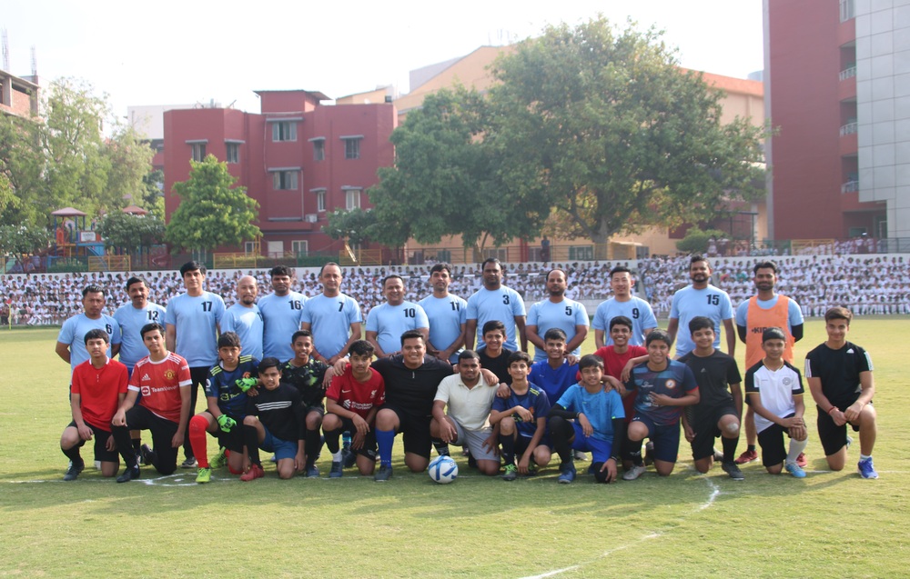 Staff Versus Students Football Match